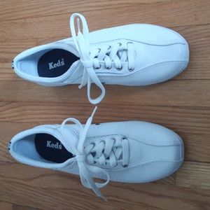 White Leather Keds Sneakers sz 7.5